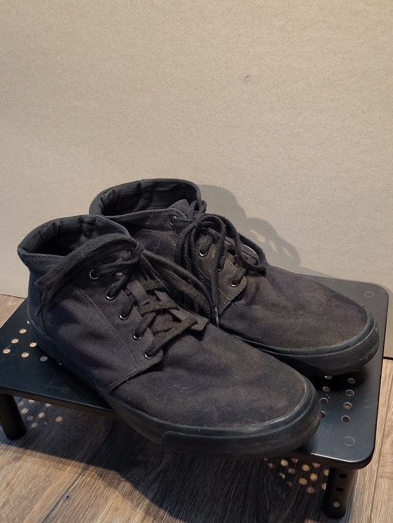 Shoes For Crews Other - Men's Shoes For Crews Black Canvas High-Top Lace-Up Shoes